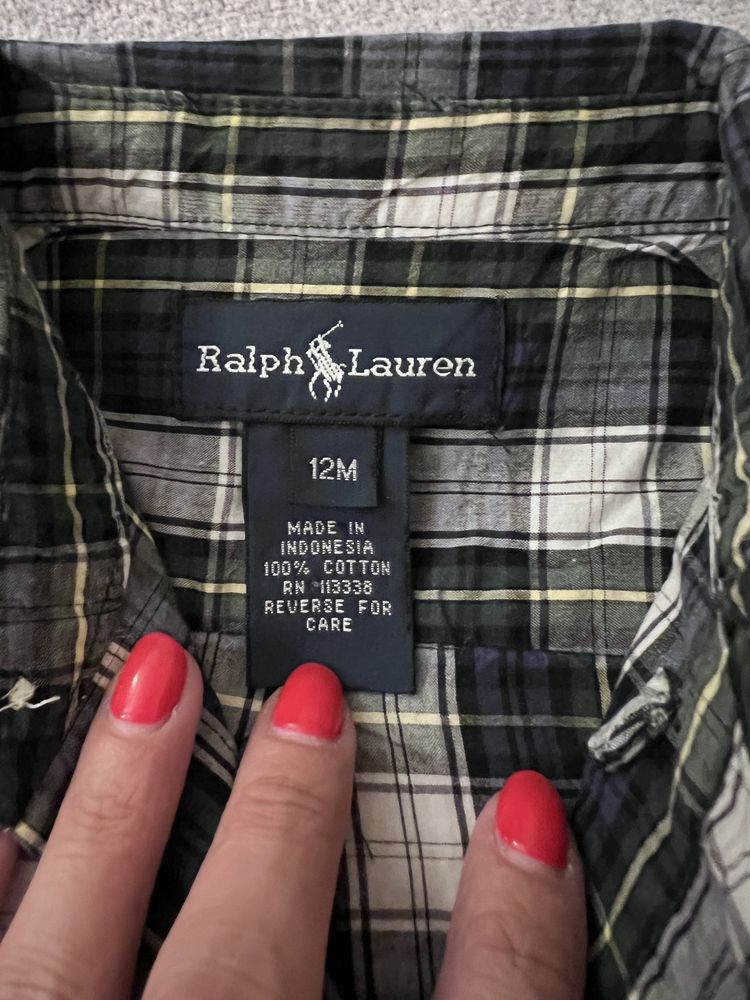 Camisa Ralph Lauren 12 meses