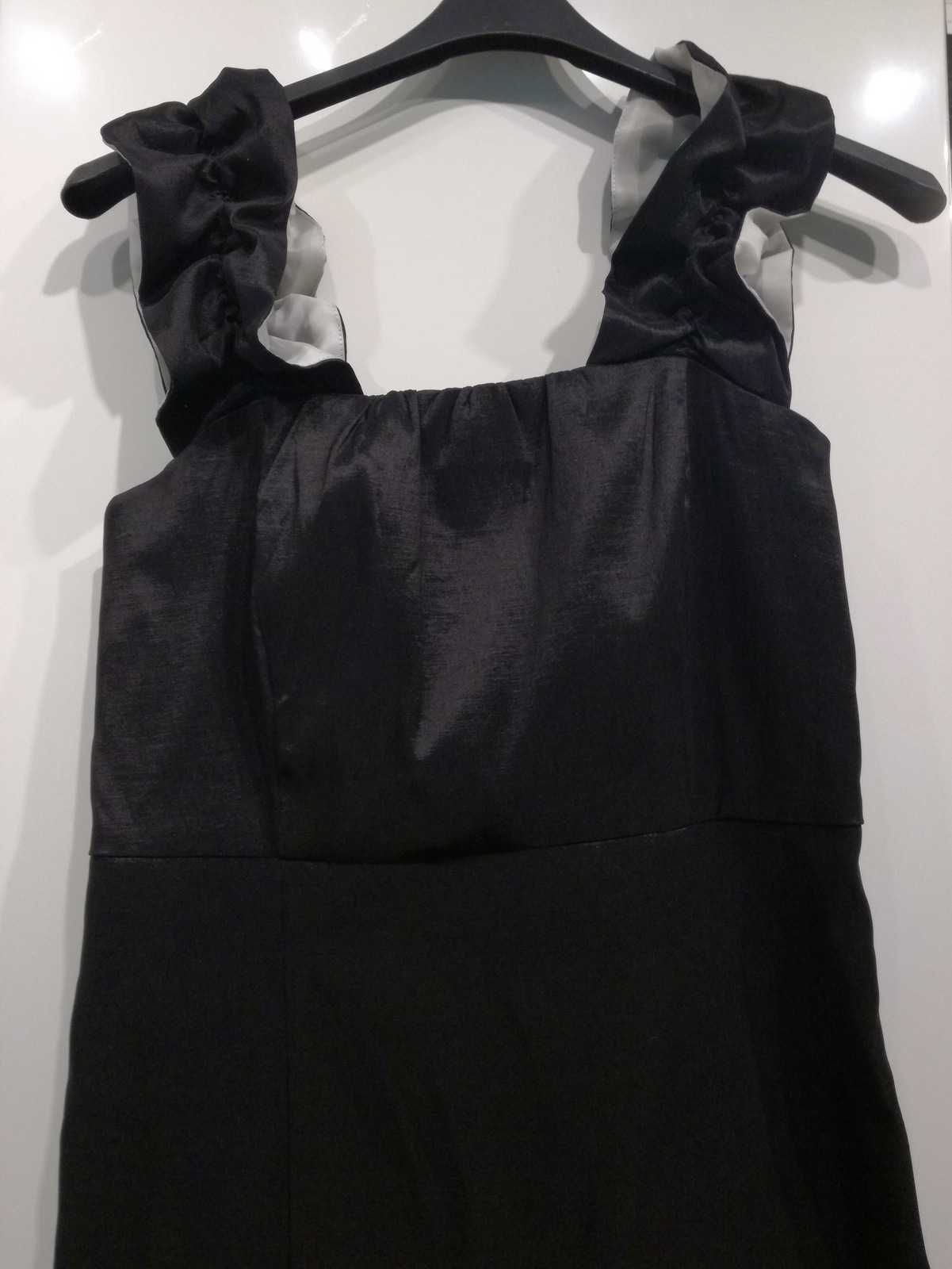 VILA 36/38 mała czarna dopasowana sukienka, Sylwester
