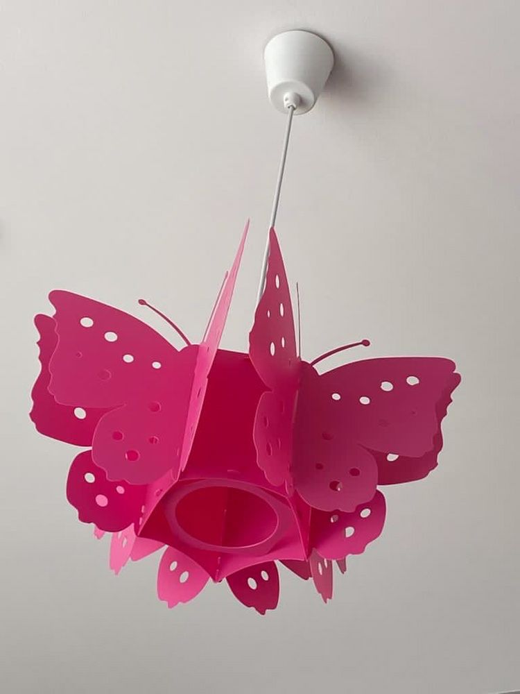 Lampa wzor motyla
