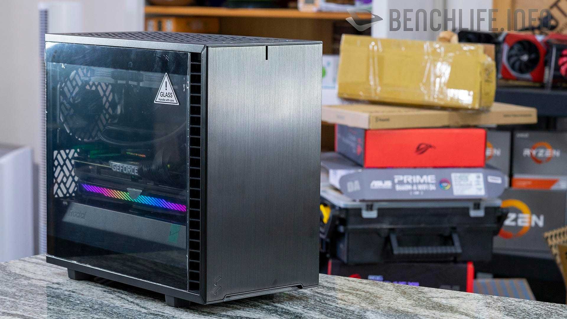 Корпус Fractal Design Define 7 Nano Black загартоване скло
