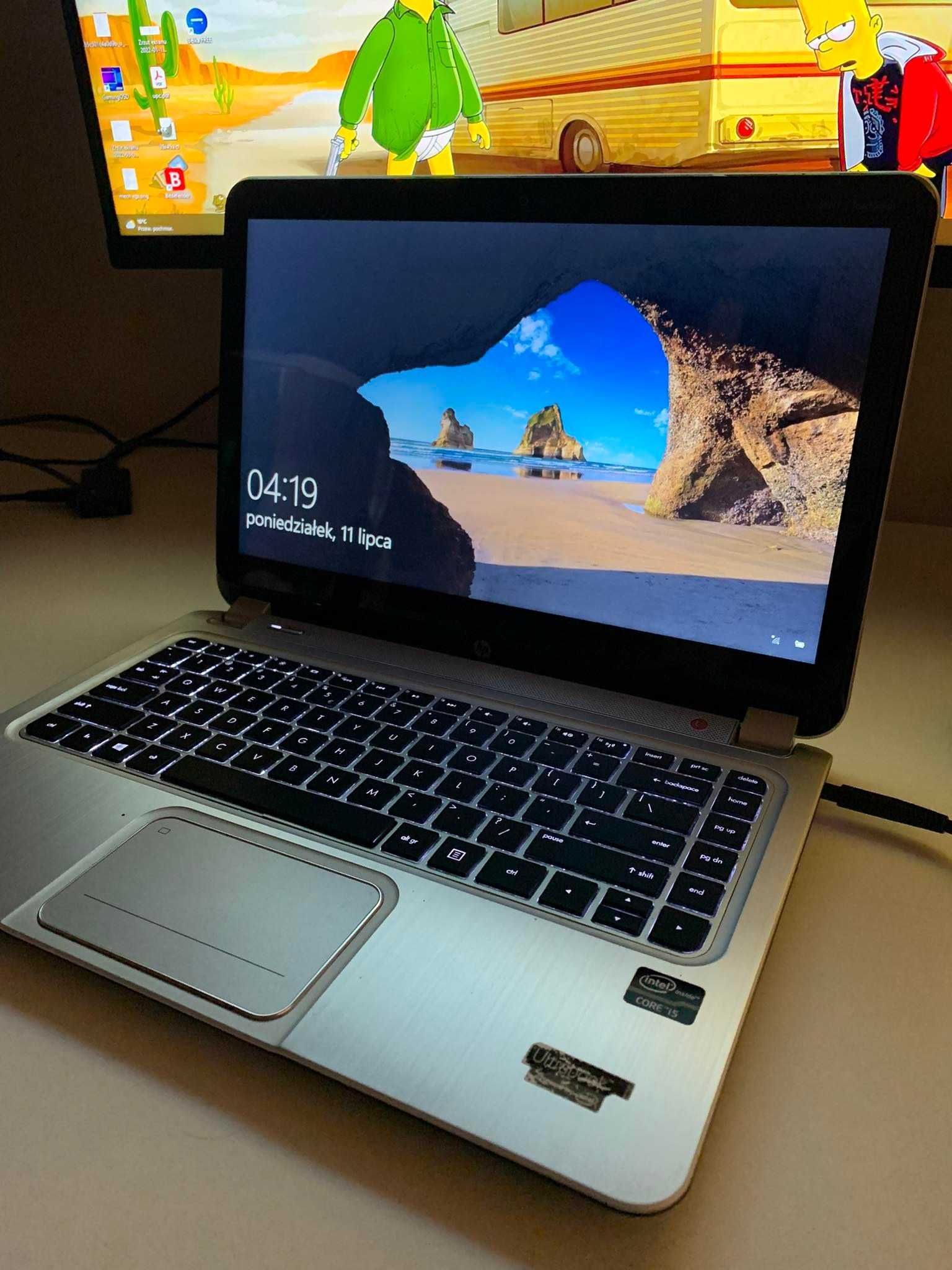 Laptop ultrabook HP Envy Touchsmart 4-1130ew SSD 150GB