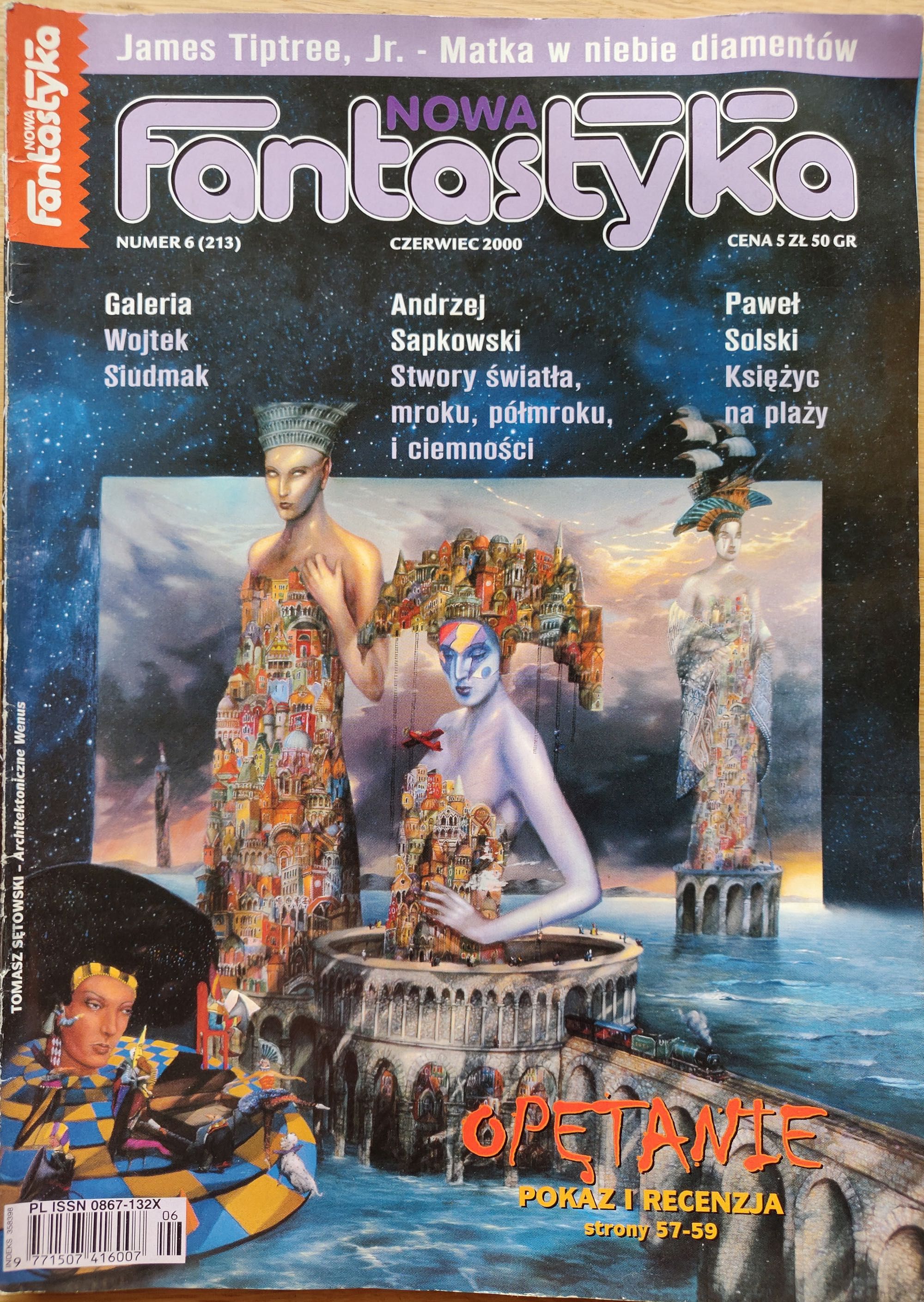miesięcznik nowa Fantastyka VI 2000