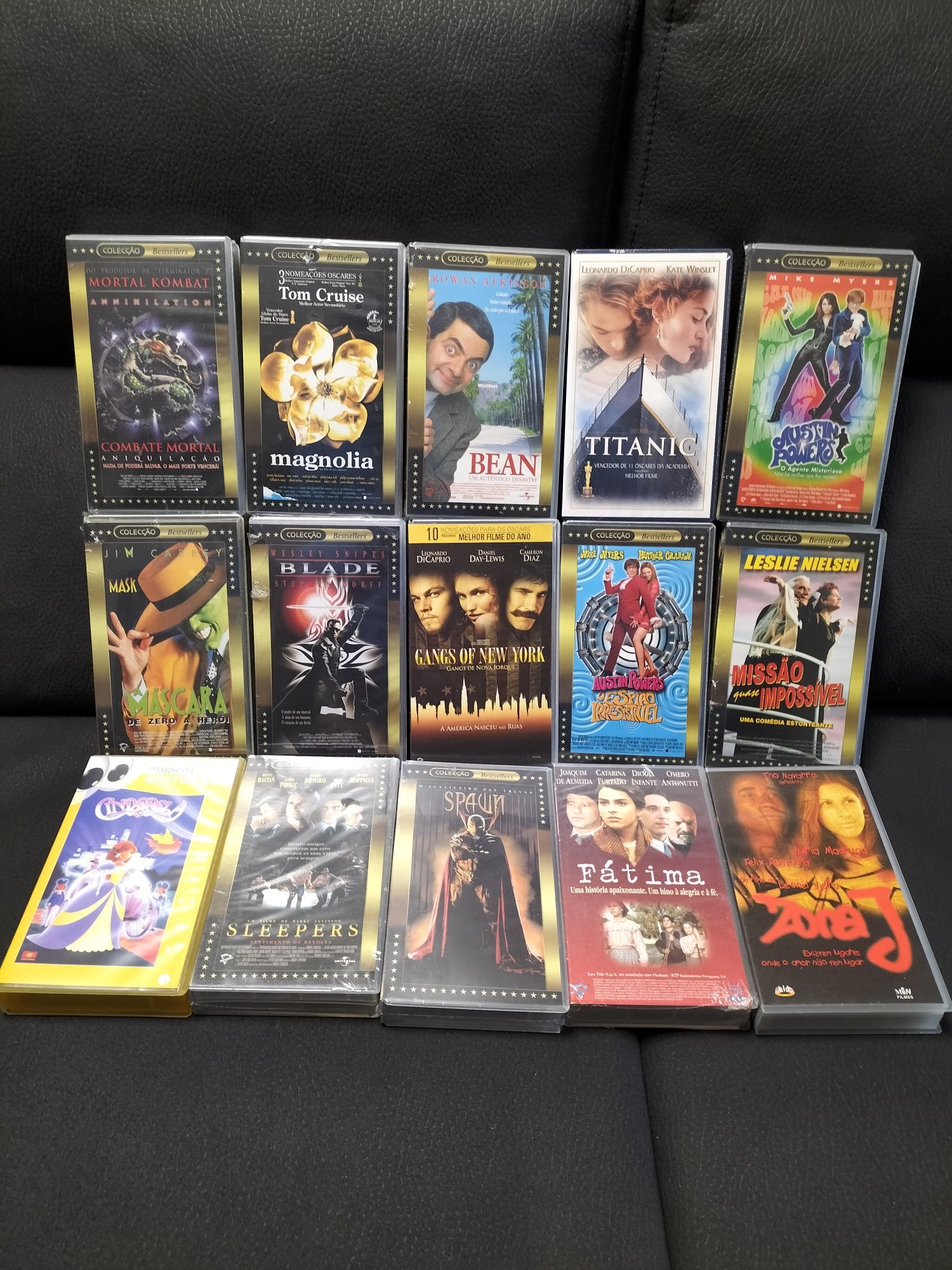 Grande coleçao, cassetes de video VHS
