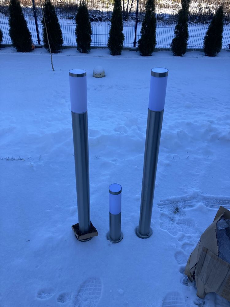 Lampy nowe kinkiet i ogrodowe