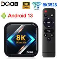 TV BOX Android(13) DQ08 rk3528, 4gb de ram, 64gb rom, 4G/5G. NOVO