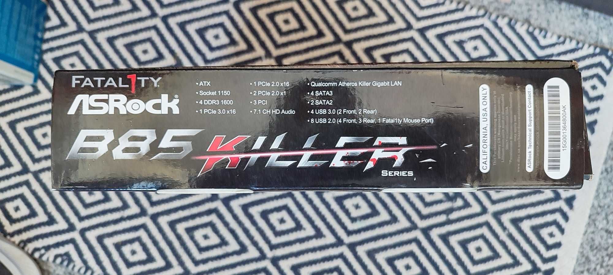 Motherboard ASRock Fatal1ty B85 Killer | Socket 1150 | ATX
