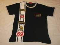 T-shirt koszulka naszywki Rockers 69 retro vintage samochód wyścigi