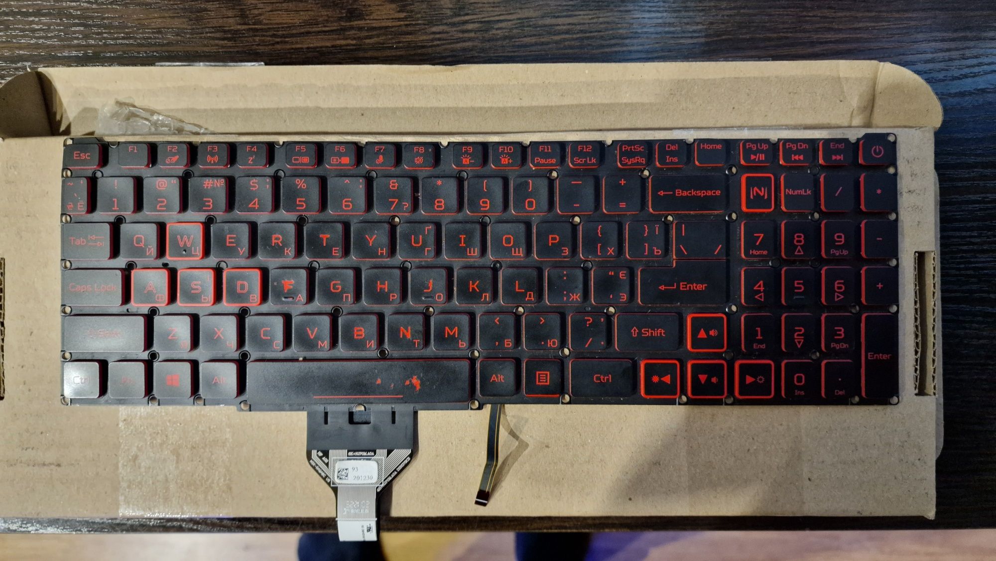 Клавиатура Logitech, Acer Nitro5