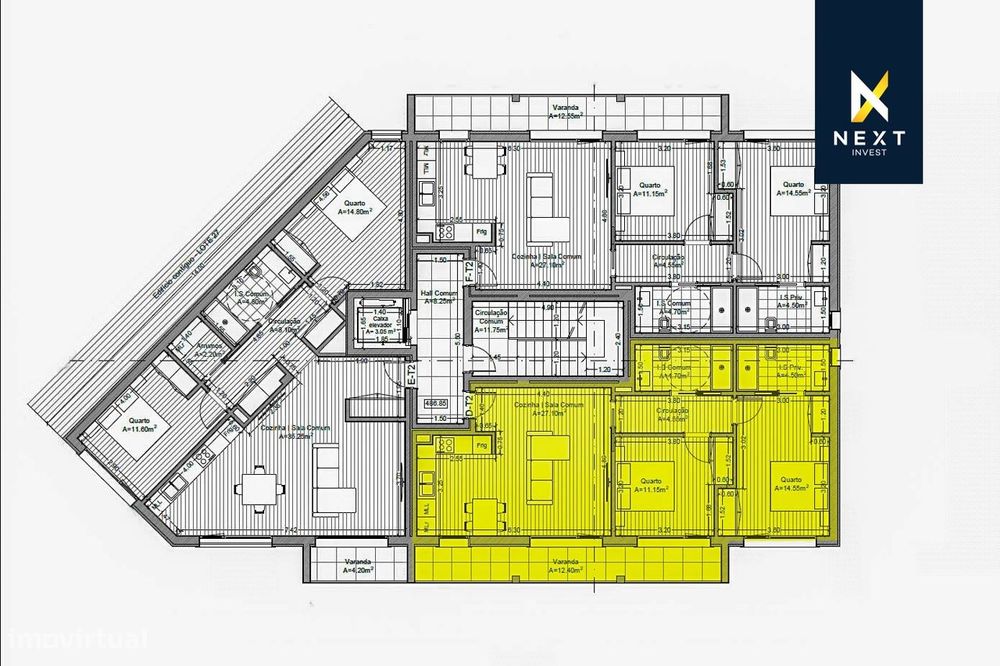 Apartamento Duplex T2 + 2 Novo em Construção – Viseu, a 5 Minutos do C