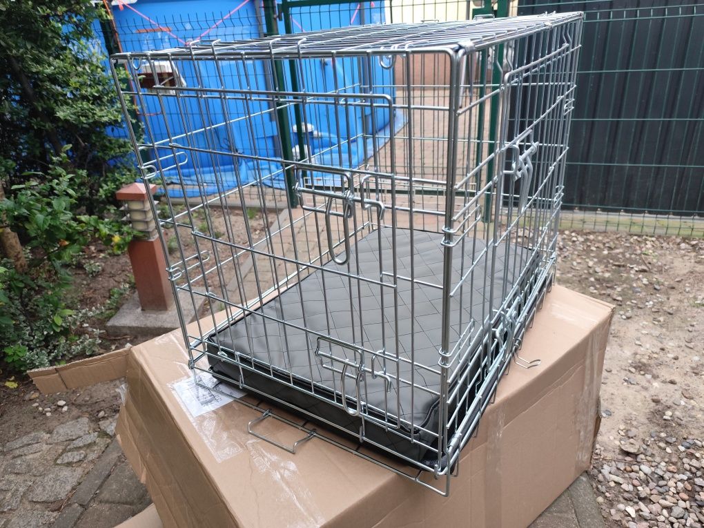 Klatka kennelowa S dla psa Trixie on Tour - 64x48x55 cm + materac