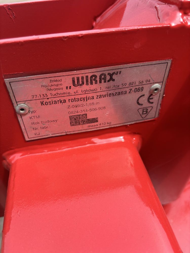 Продам Косарка роторна  "Wirax" Z-069 (1,65 м захоплення)