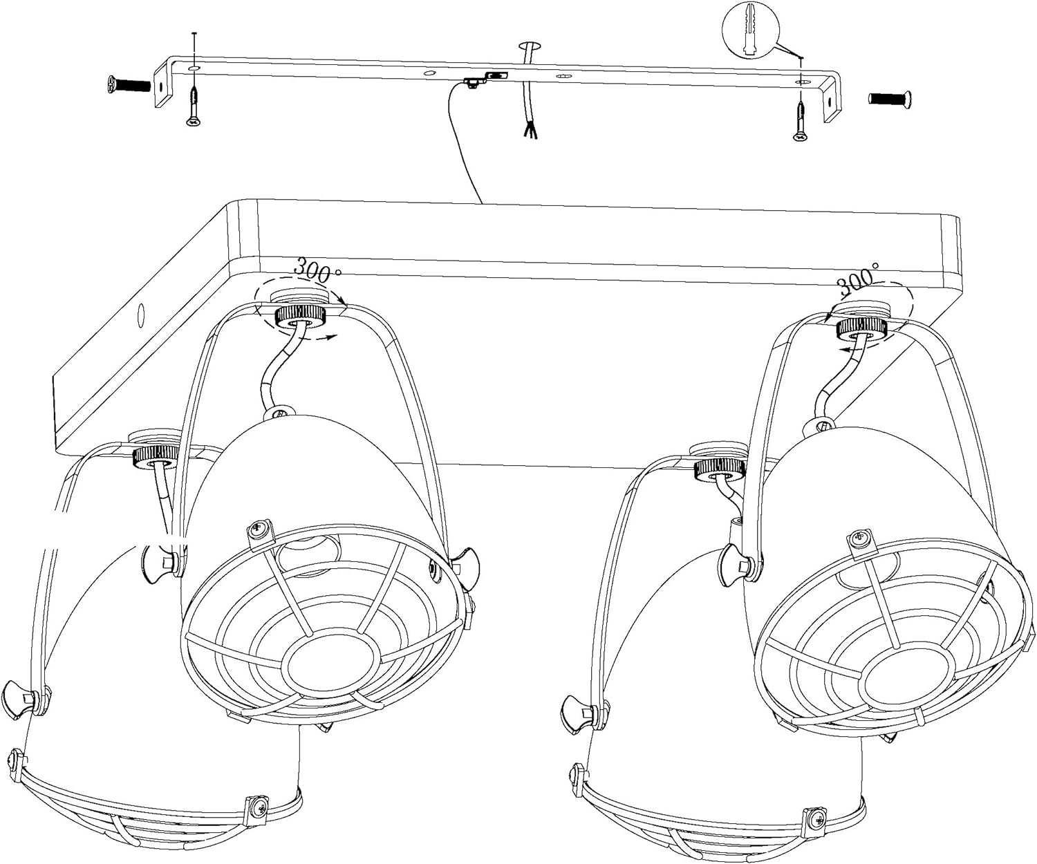 EGLO Lampa sufitowa Gatebeck