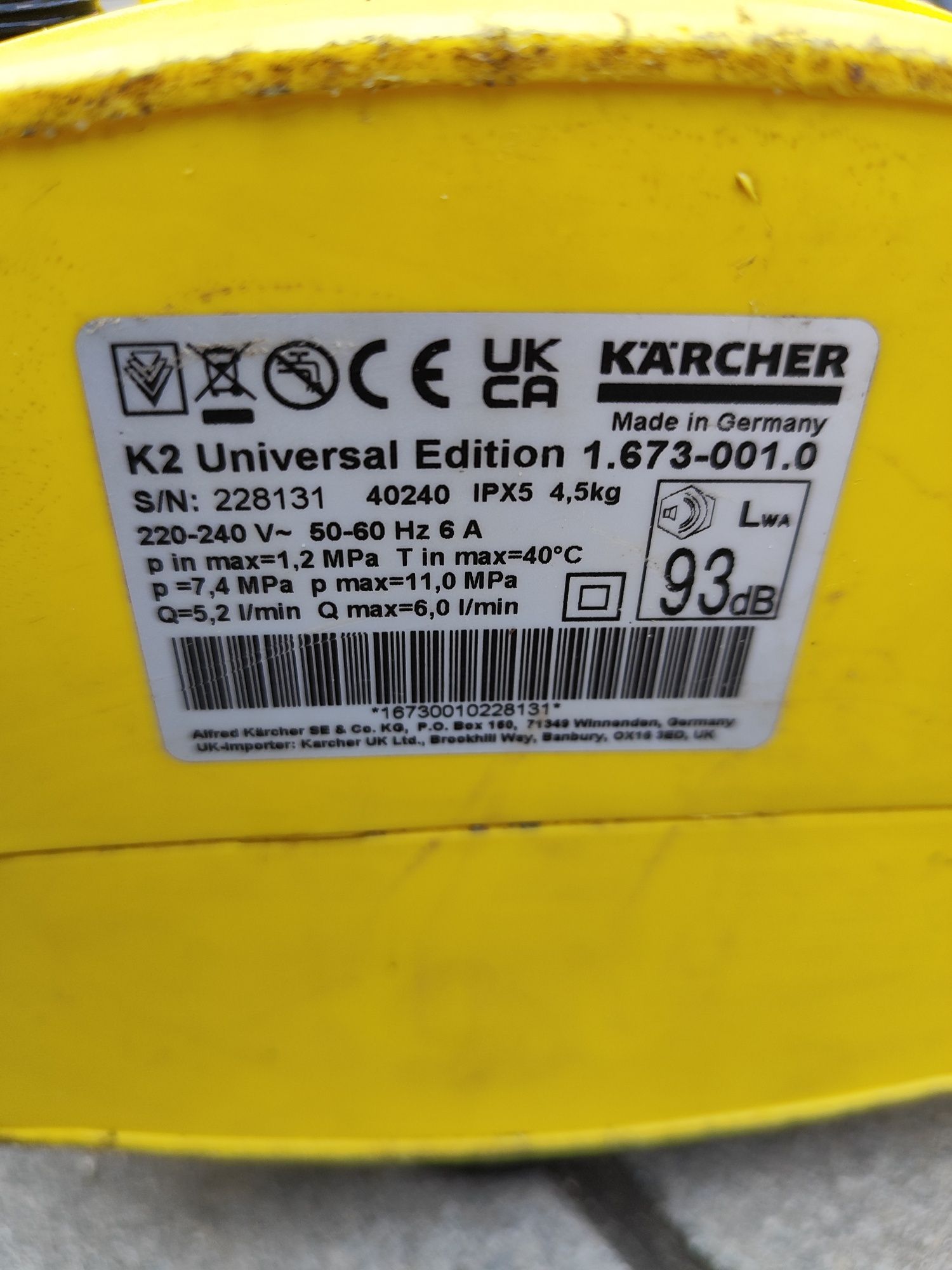Myjka ciśnieniowa Karcher K2
