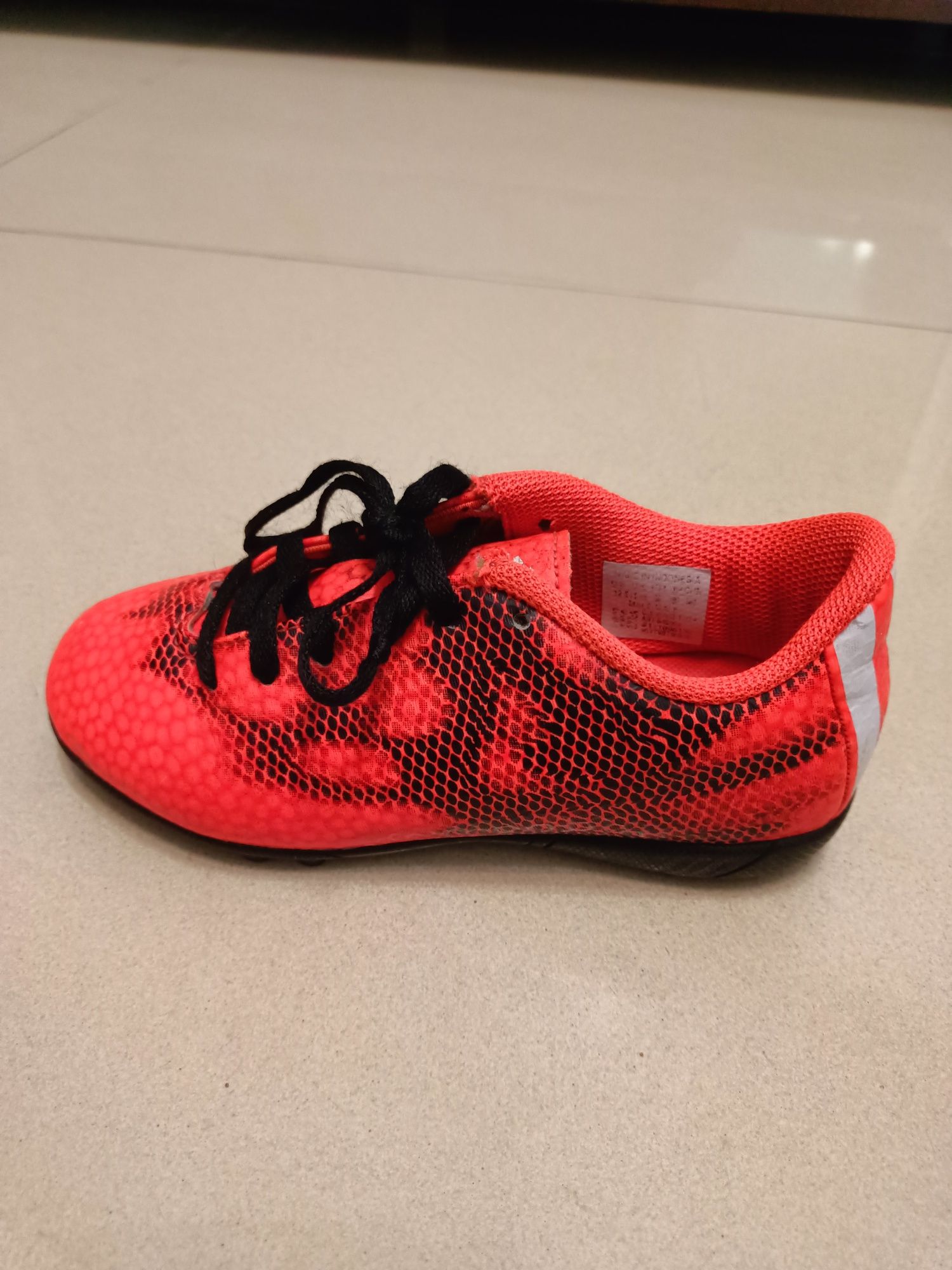 Buty Adidas F5 Tf Junior pomarańczowe