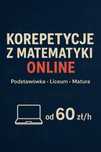 Korepetycje z matematyki ! Szkoła podstawowa / średnia