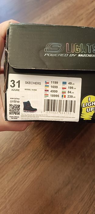 Kozaki skechers r.31