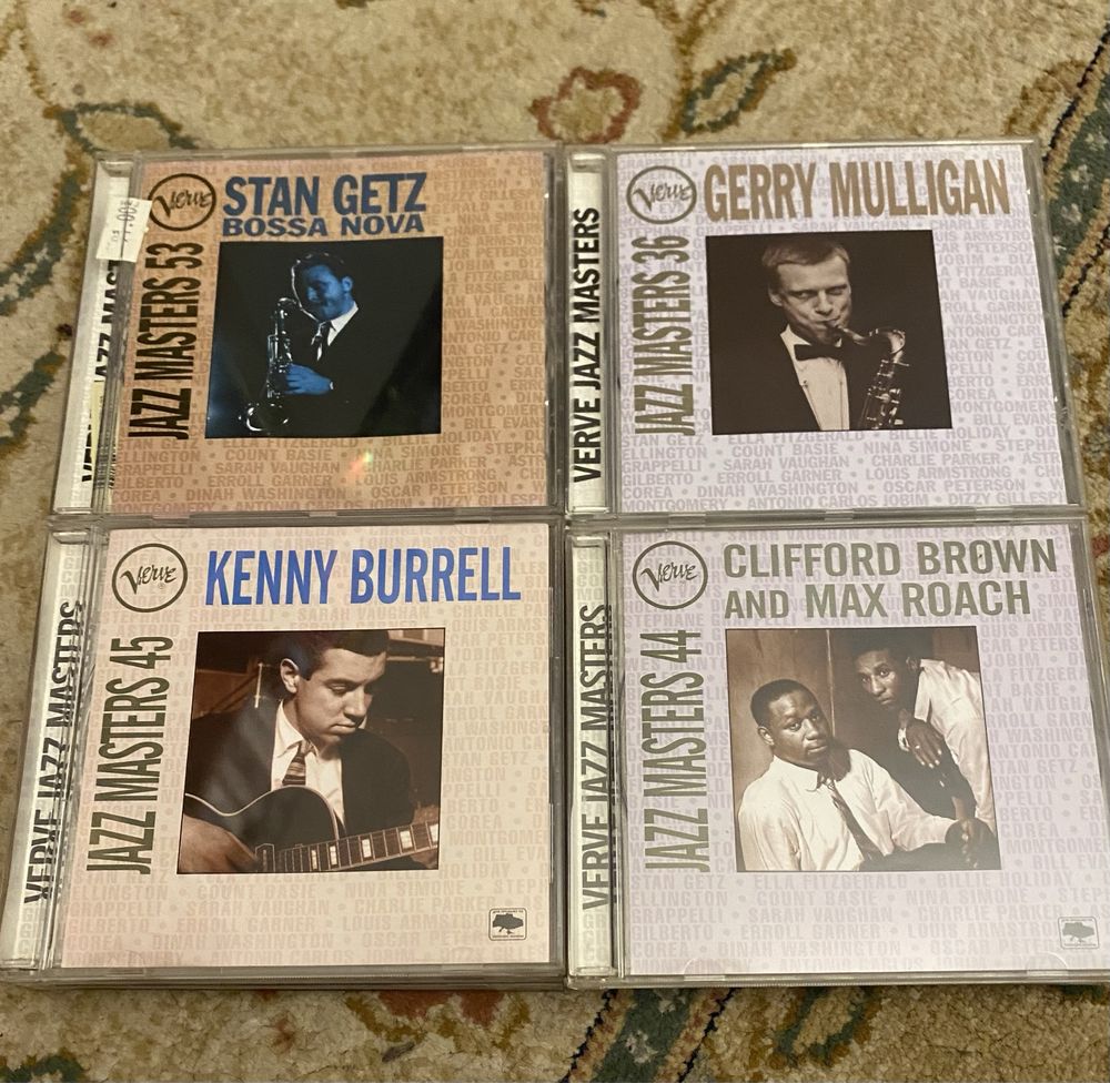 CD джаз укр лицензия Stan Getz,Dizzy Gillespie, Herbie Mann, Django