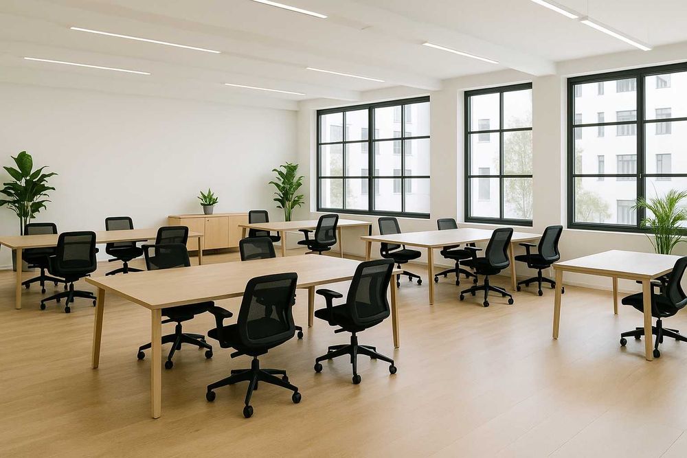 Escritório/Sala de Coworking – Espaço Moderno e Produtivo – Coimbra