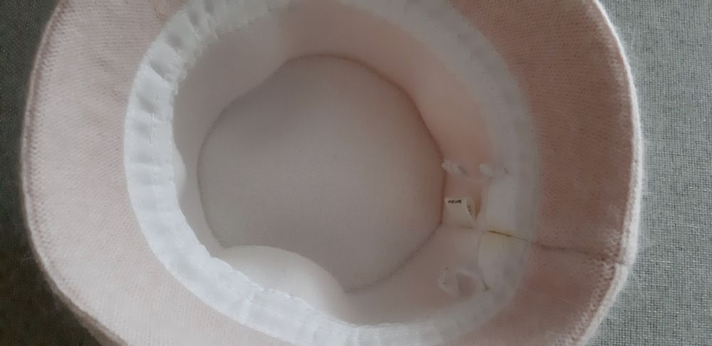 Шляпка-панама з бафом ангора нові р.58/59