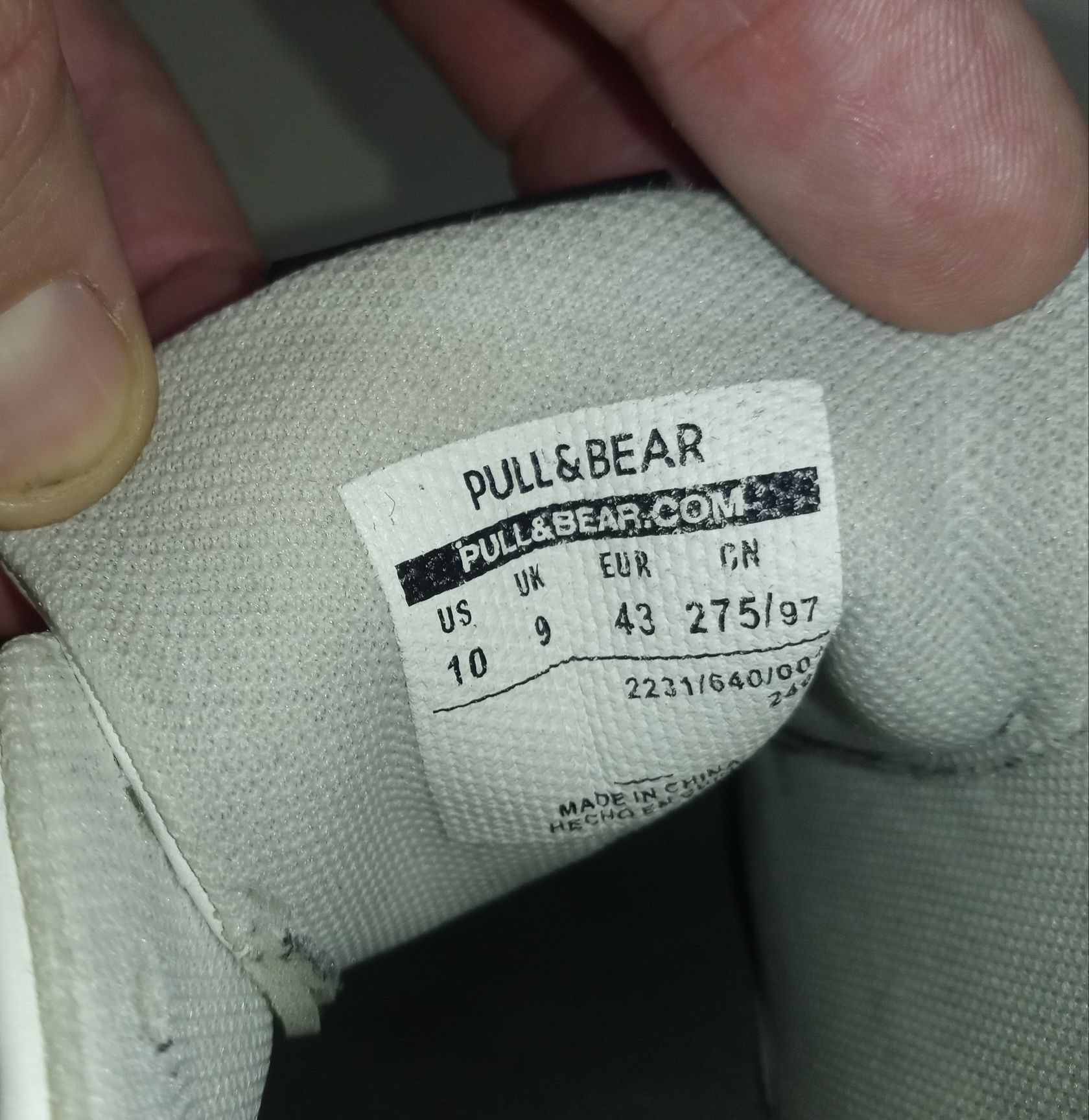 Buty PullBear białe 43