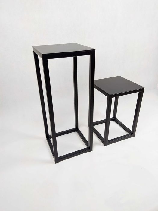 Stojak kwietnik metalowy 60 cm industrialny loft