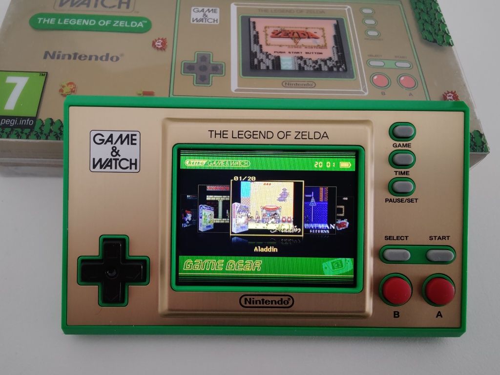 Upgrade Game and Watch Mario ou Zelda (Retro Go)