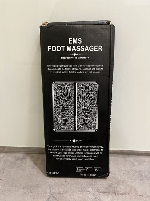 Mata masująca do stóp MT6527 Czarna