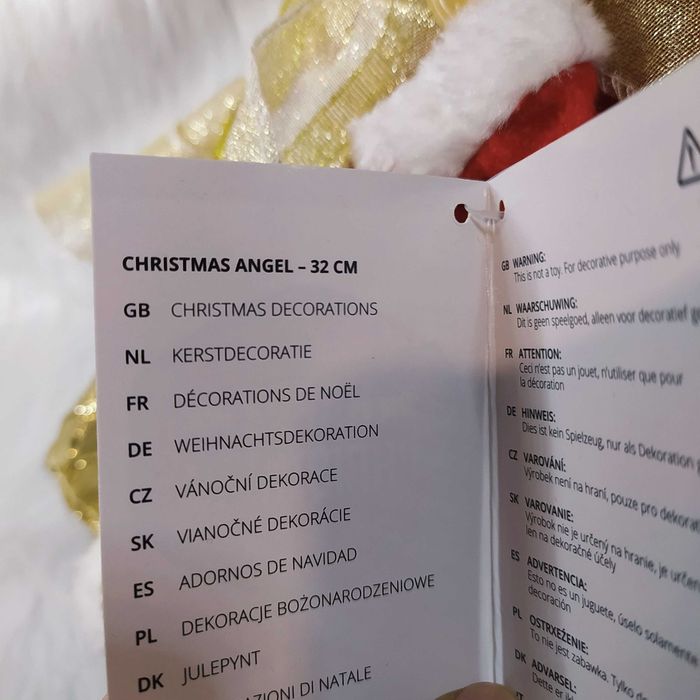 Верхівка на ялинку янгол ангел кукла лялька фея декор різдво христове