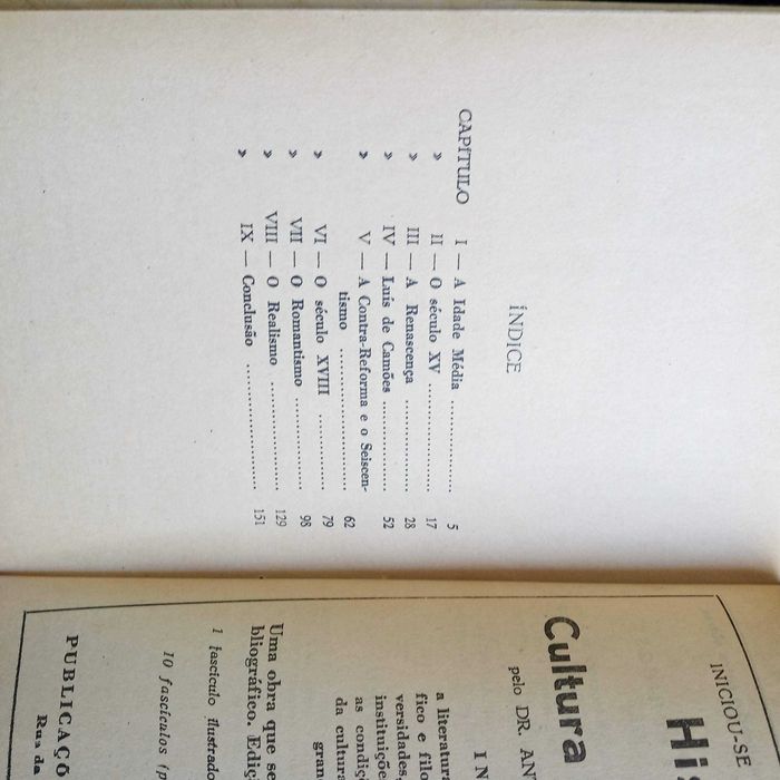 História da Literatura Portuguesa de António José Saraiva