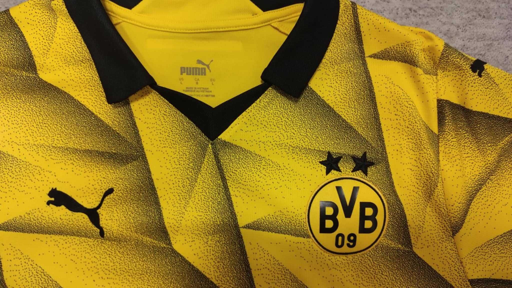 Oryginalna koszulka BVB z DFB i LM z sezonu 23/24