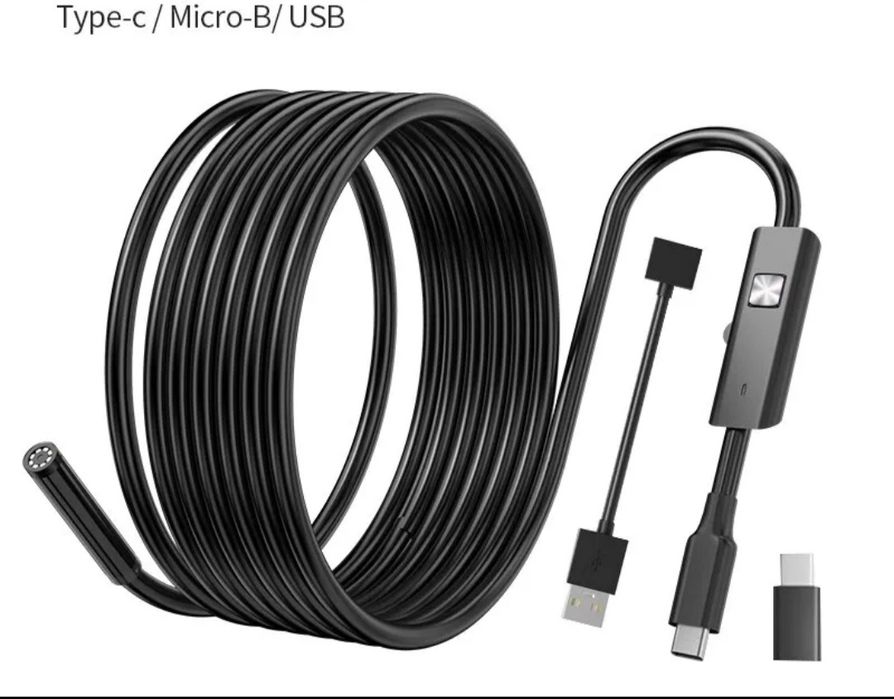 Câmeras Endoscópicas impermeável com 6 luzes