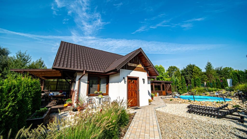 Spa Jacuzzi Sauna Basen Domek w Zaciszu Harklowa ferie wakacje  wynaje