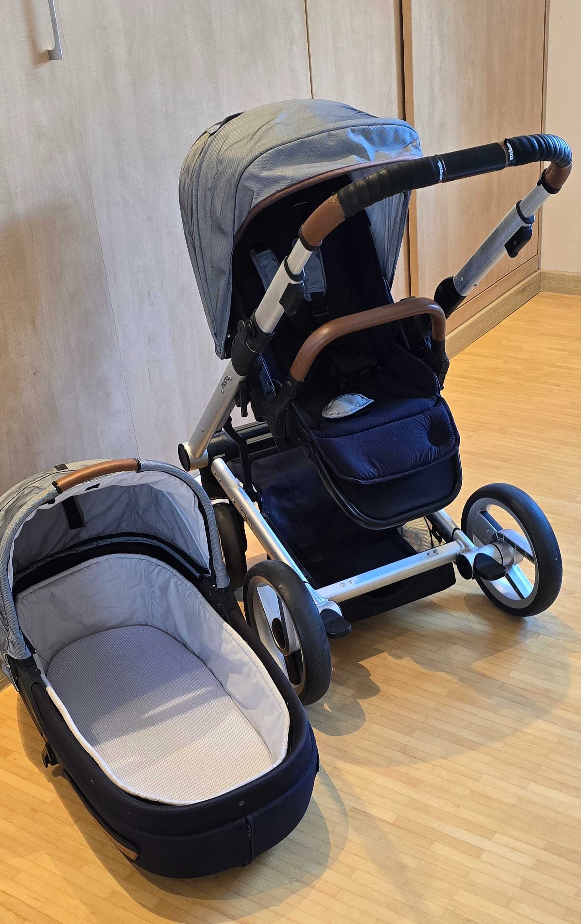 Wózek Mutsy IGO 3w1 z adapterem do fotelika cybex, maxi-cosi, kiddy