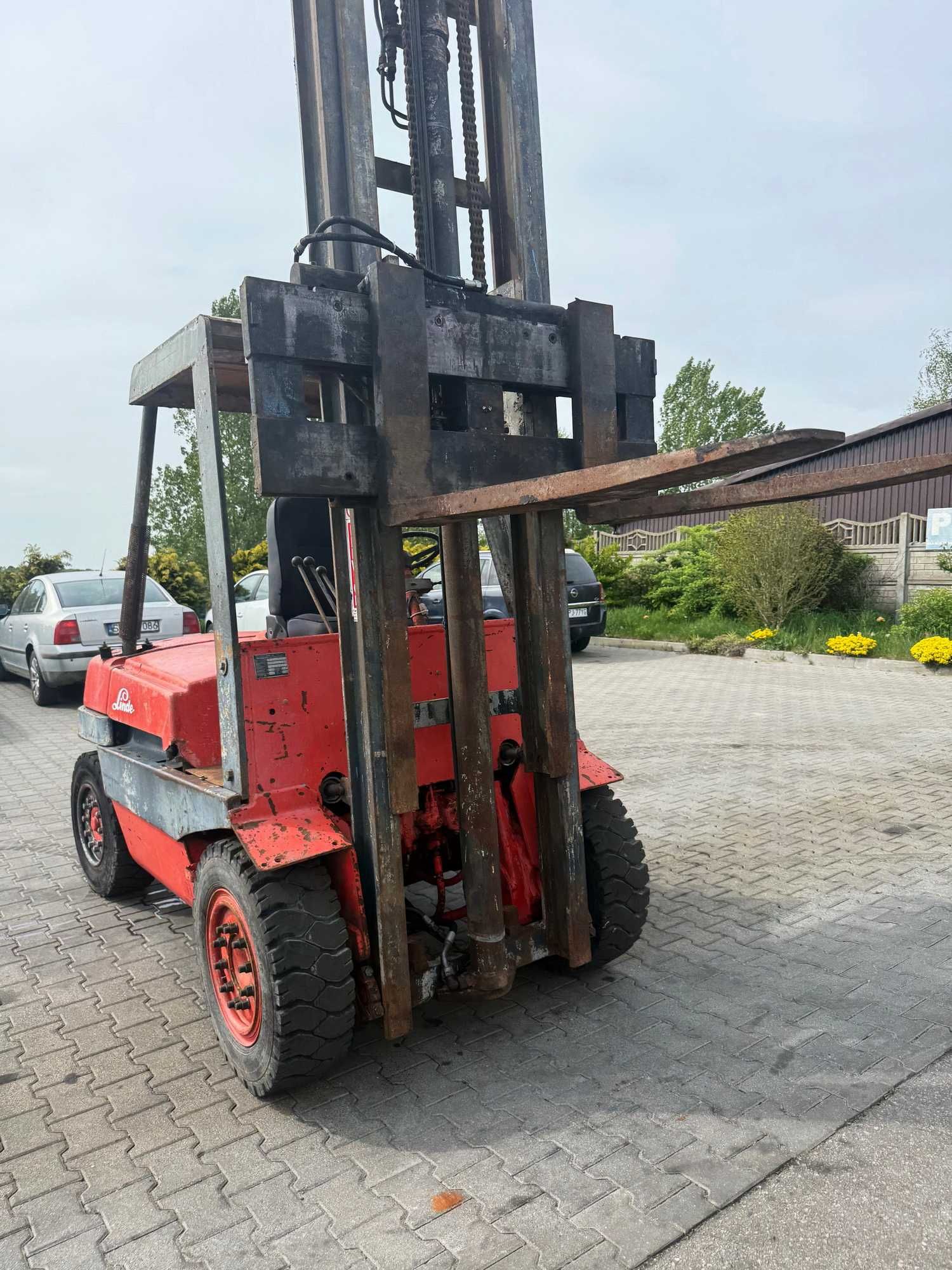 wózek widłowy LINDE H40D DEUTZ diesel 4000kg wys. 5.0m przesuw 5410mtg