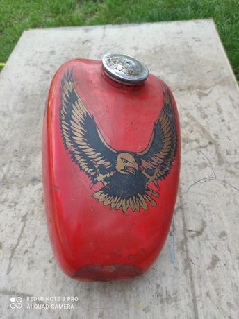 Bak zbiornik paliwa WSK m06 B1 dwuramówka wysoki wlew 9.150
