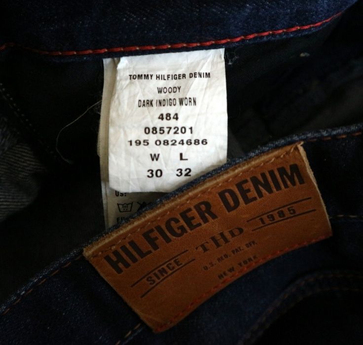 Hilfiger Denim Woody spodnie jeansy W30 L32 pas 2 x 41 cm