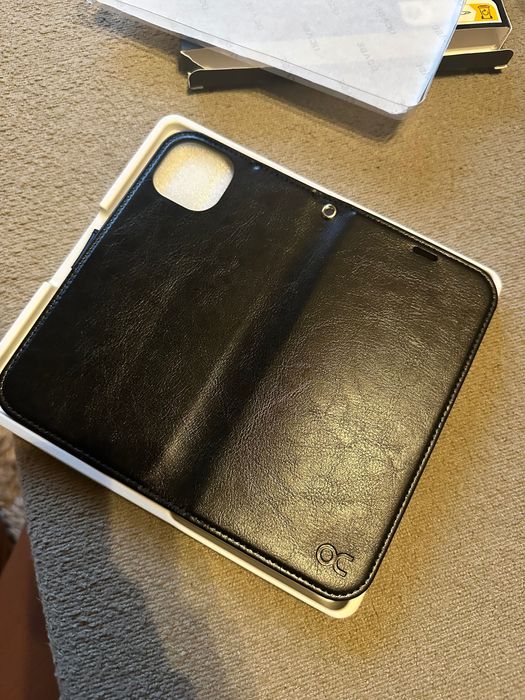 Nowy skórzany case 2w1 iPhone 15 plus