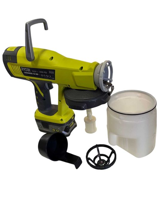 Pistolet malarski Ryobi P620 + Aku 5.0 Ah