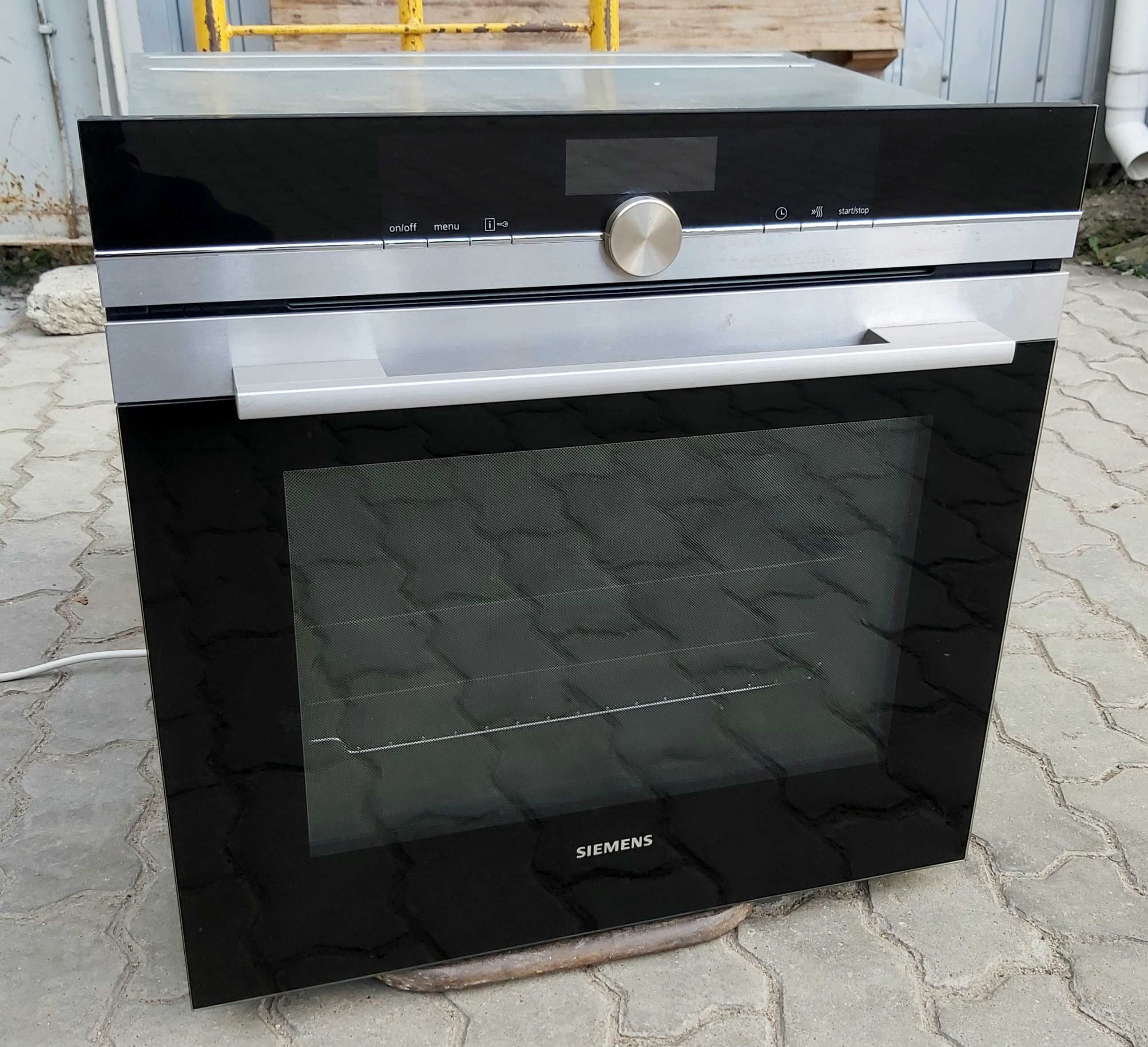 Духовой шкаф Сименс Siemens HB676G0S1 IQ700 с рус укр текстовым меню