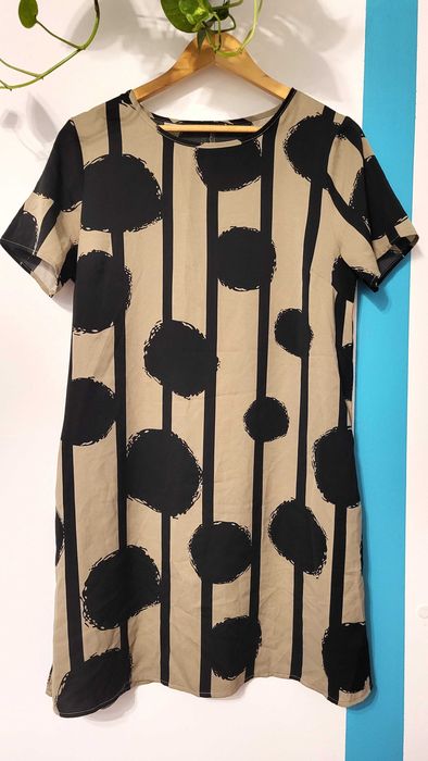 Sukienka tunika grochy rozmiar M-L