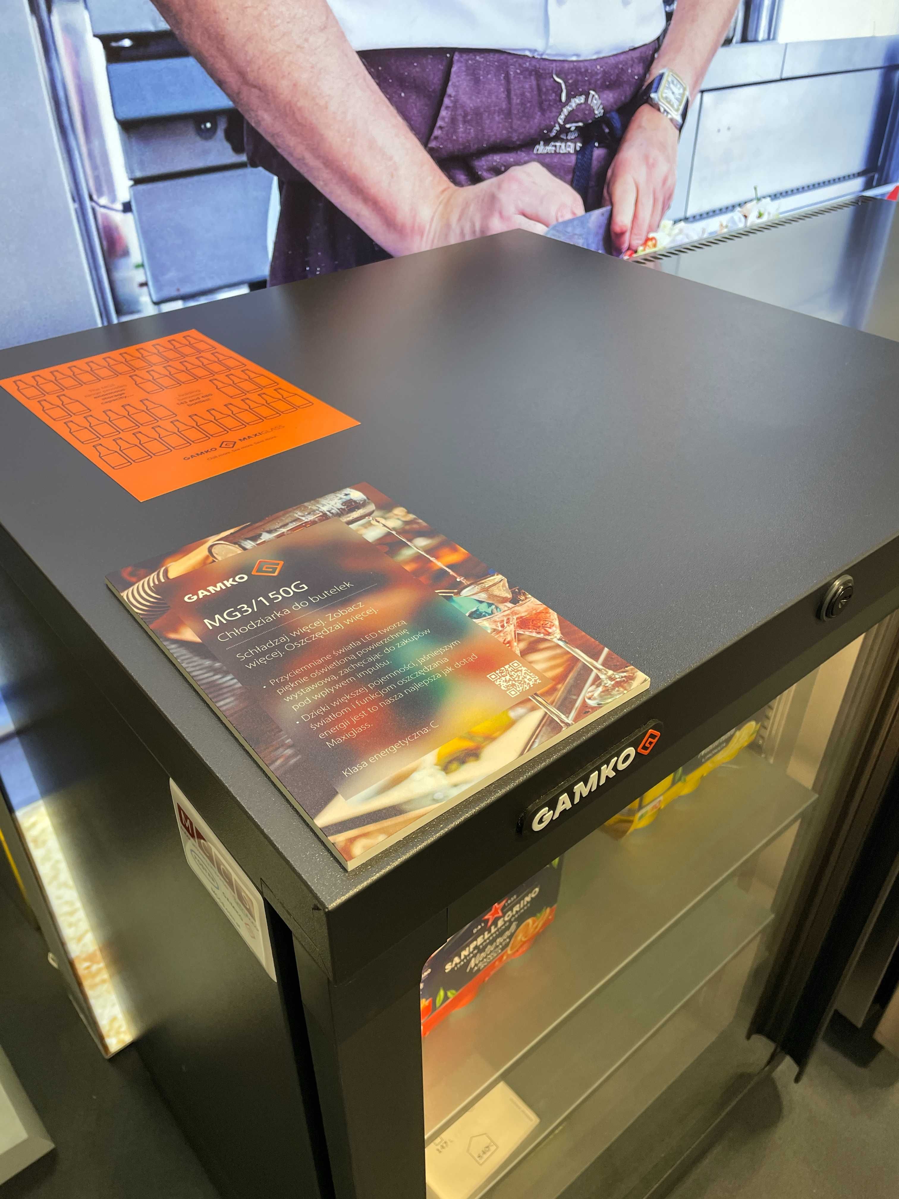 Gamko Maxiglass MG3/150LG – chłodziarka do butelek dystrybutor MCCS