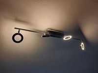 Wofi MONZA lampa sufitowa spot LED, nikiel matowy, 4-punktowa