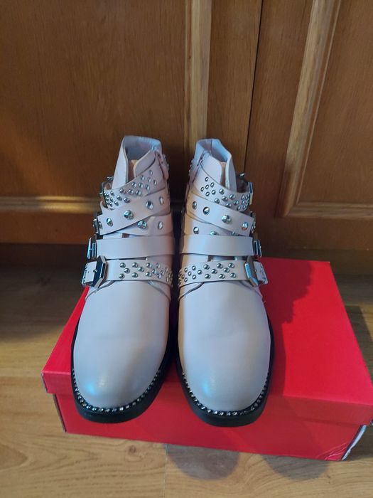 Buty damskie  pudrowy róż