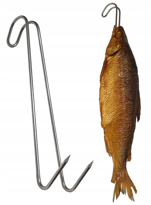 Hak Wędzarniczy Super Smoke do tusz ryb uniwersalny 3mm Premium 18cm