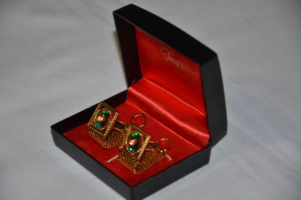 Запонки Threee Rings стильні чоловічі