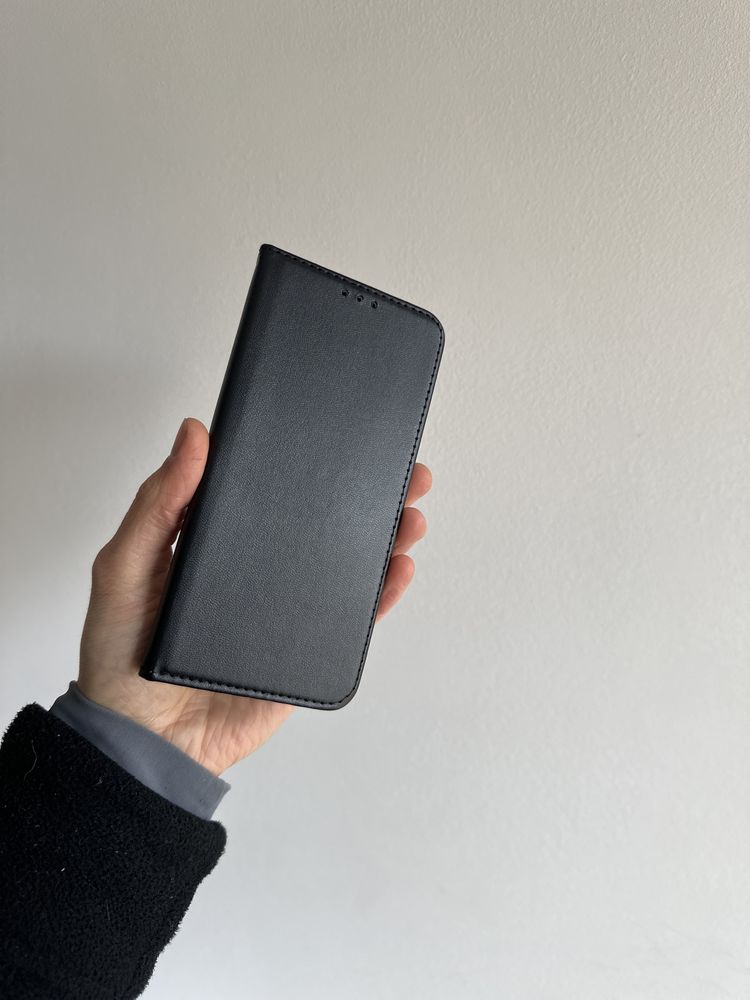 Etui Zamykane czarne do Xiaomi Redmi Note 14 5G