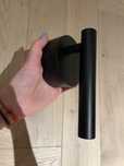 Dwa kinkiety AQFORM PET MICRO O LED czarne do czytania loft lampa