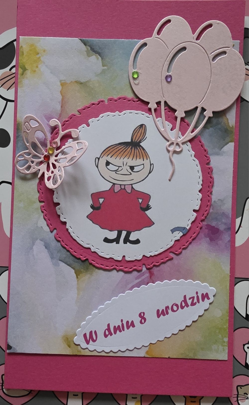 Kartki urodzinowe z serii Muminków