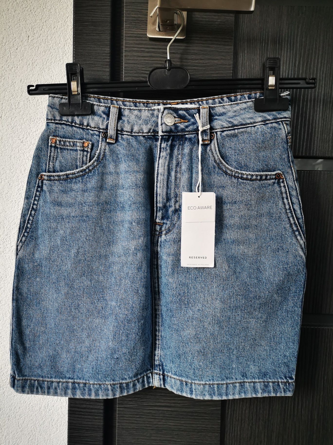 Nowa spódniczka Reserved 34 XS spódnica jeans dżins