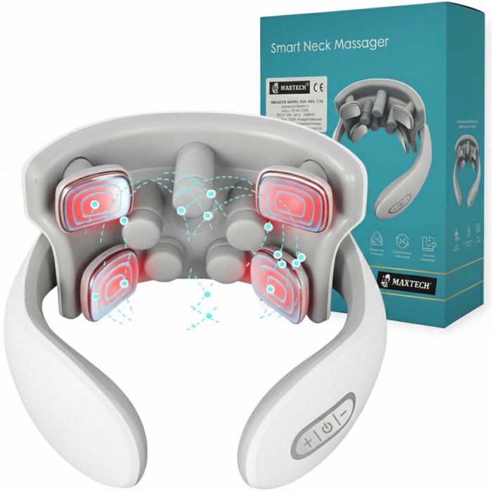Masażer karku Elektrostymulator szyi 9 głowic do masażu Bezprzewodowy